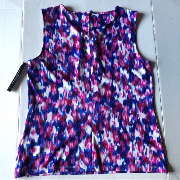 Tahari ASL Sleeveless Multicolor Top Size M - Picture 4 of 7